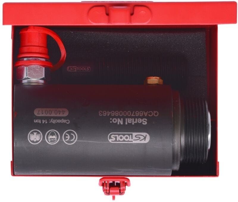 KS Tools Kurzhub-Hydraulikzylinder-Satz, 14t, 3-tlg