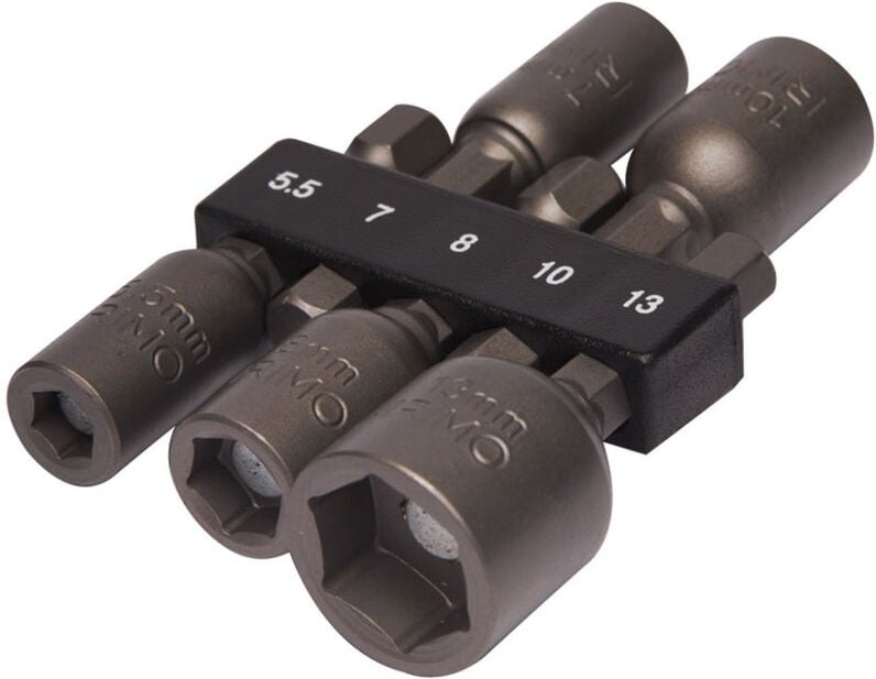 Thumbnail - Satz von 5 magnetischen Stecker-Bits 5,5-13mm 474m-5-h Irimo