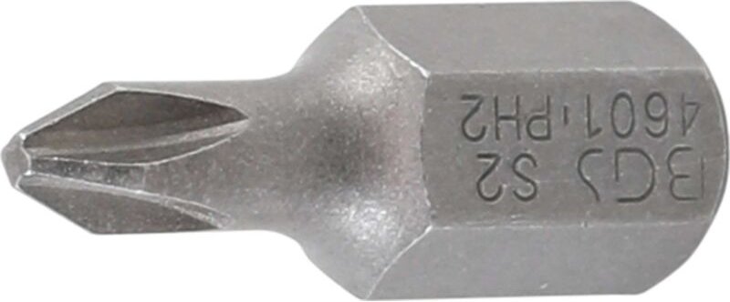 Bit Länge 30 mm Antrieb Außensechskant 10 mm (3/8') Kreuzschlitz PH2