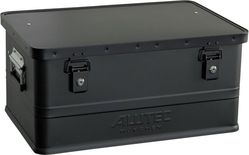ALUTEC Aluminiumbox Classic 48 Schwarz, 48 ltr., (LxBxH) 550 X 350 X 250 mm