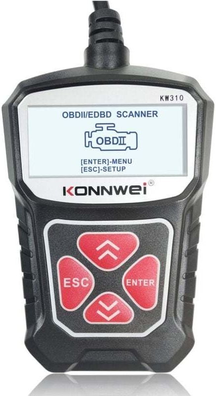 KONNWEI KW310 V310 V309 MS309 Auto-Fehlerlesekartenscanner, Schwarz
