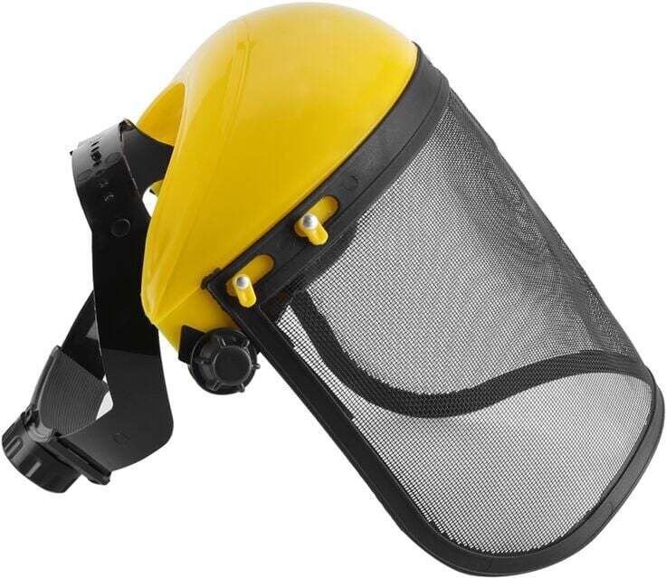 Schutzhelm-Mütze mit Vollgesichts-Mesh-Visier zum Schutz von Freischneidern in der Forstwirtschaft - Lablanc