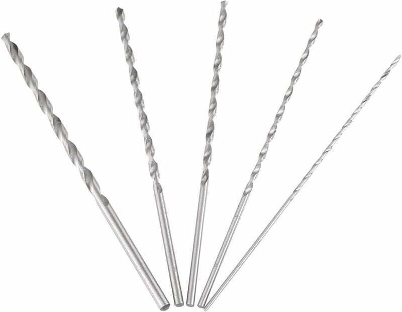 Thumbnail - ZVD - Forets, Forets Hélicoïdaux à Tige Droite En Acier Extra Long De 2-5 Mm Extra Longs Pour le Bois-