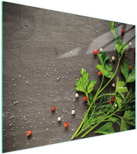 Glasschneidebrett 52x40 Pfeffer