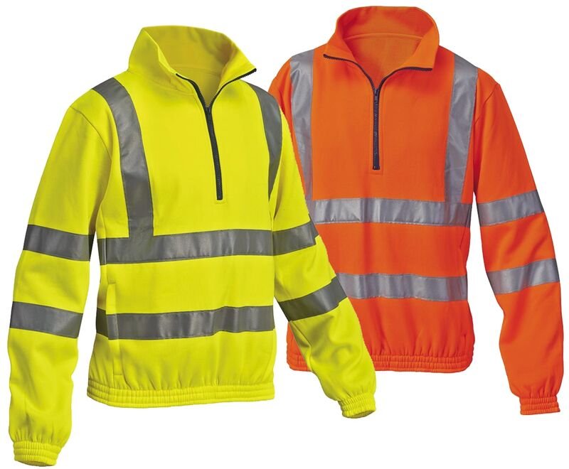 25MG0619 Warnschutz-Arbeitssweatshirt - xxl - Gelb - Siggi