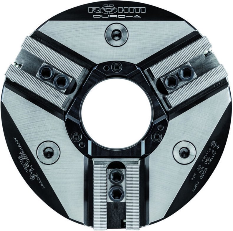 Röhm Kraftspannfutter DURO-A 165 Spitzverzahnung 60° Kurzkegelaufnahme - KK5 - 183736