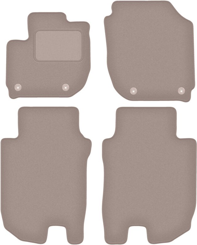 Beige Velours-Fußmatten für: Honda HR-V III Crossover (2018-)