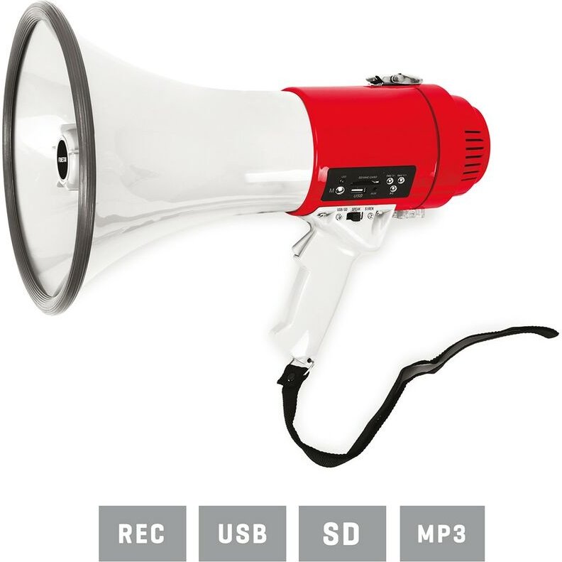 Megaphon 25W USB-Rekorder