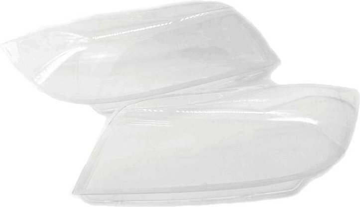 Woosien - 1 Paar Auto-Scheinwerferglas-Lampenlinsenabdeckung für 3 E90 E91