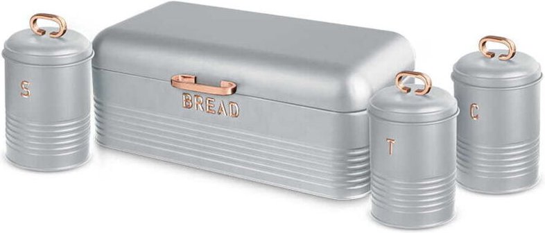 Stahlbrotkasten mit 3 Behältern BERLINGER HAUS Moonlight BH-6755