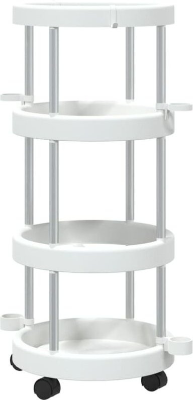 Reinigungswagen mit Aufbewahrungskorb Aluminium Vidaxl