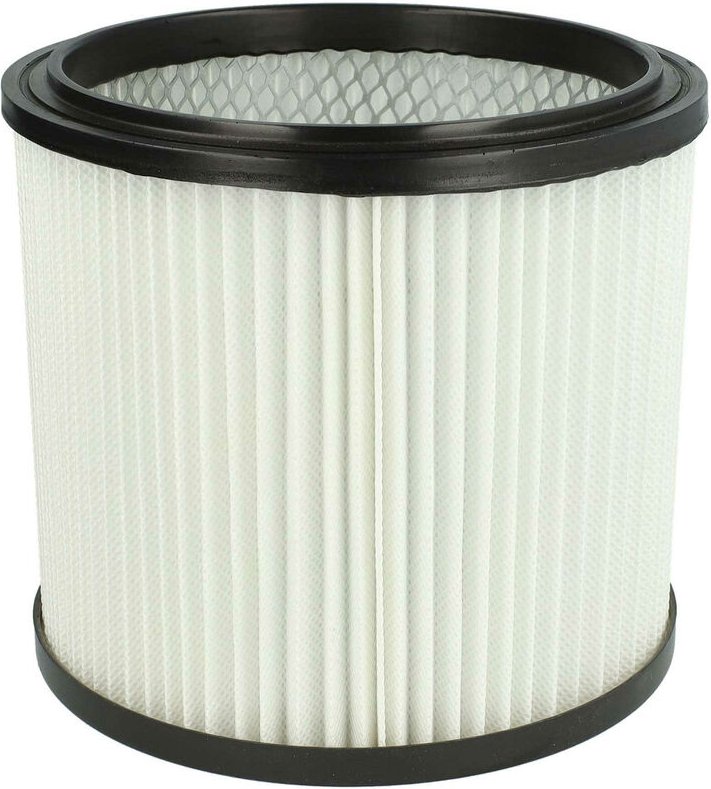 1x Faltenfilter kompatibel mit Rotfuchs vcl 1800, vcl 3000 Staubsauger - Patronenfilter, Schwarz Weiß - Vhbw