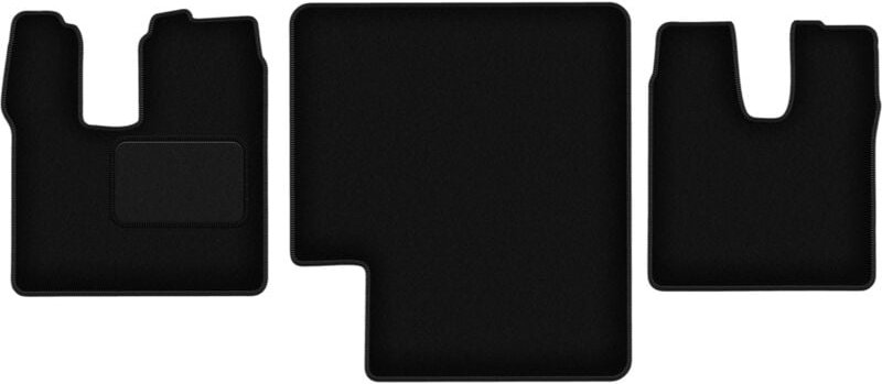 Schwarze Veloursmatten für: MAN TGL / TGM LKW (2005-)