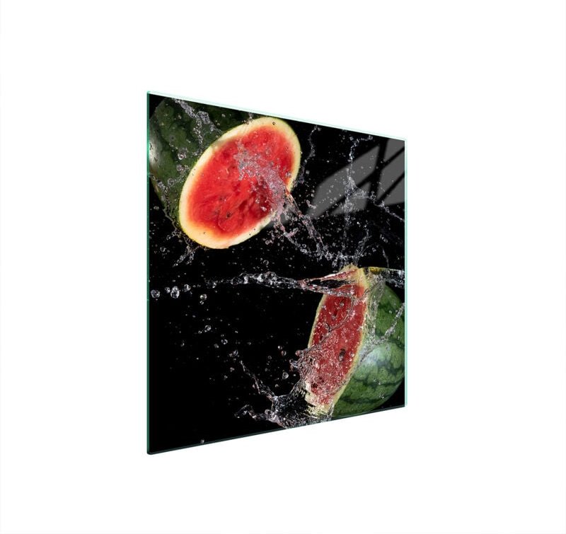 GLASSCHUTZPLATTE FÜR HERD 50x52 WASSERMELONE