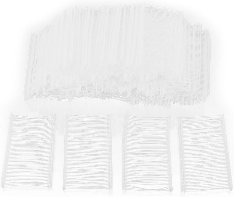 Etikettierhaken 5000 Stück 50 mm 2" Standard-Etikettieraufsätze für Bekleidungsetiketten Preisauszeichnungsgerät Etikett...