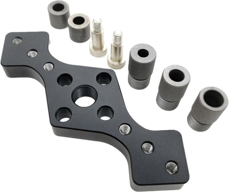 Vertikaler Locator für die Holzbearbeitung – selbstzentrierender gerader Loch-Locator, einfach zu verwendende Bohr- und ...