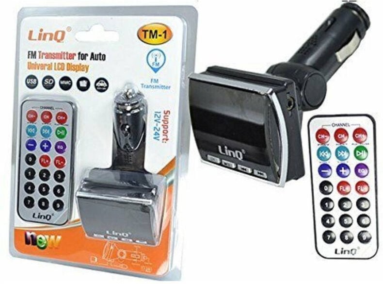 Trade Shop Traesio - Trade Shop - linq TM-1 auto bluetooth fm-sender MP3 usb sd/mmc-player -