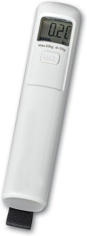 Kofferwaage, wiegt 50 kg Koffer und Rucksäcke, Antrieb per Handkurbel, Digitale Gepäckwaage mit Handschlaufe, Reisezubeh...