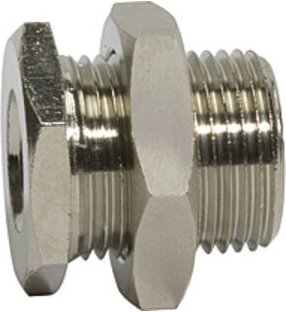 Riegler - Schottverschraubung »value line«, M16x1,5 a., g 1/8 i., ms vern.