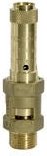 Riegler - Sicherheitsventil, Messing, g 1, Ansprechdruck 12 bar