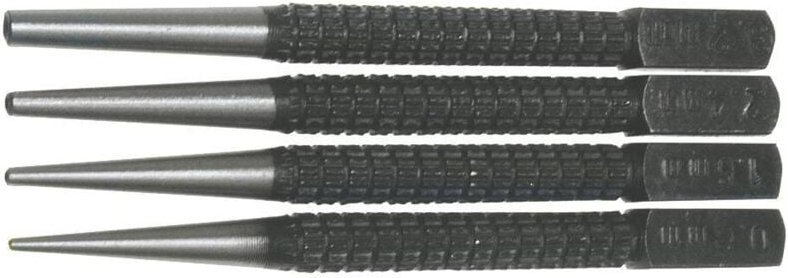 4-tlg. Splinttreiber Set 0,8-3,2mm