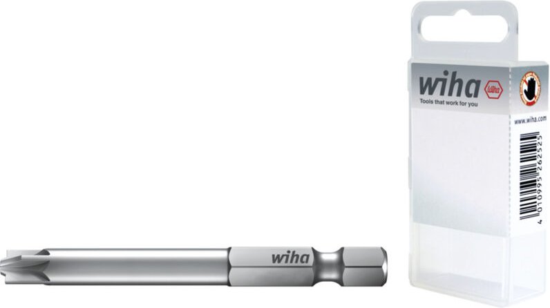 Wiha - Bit Professional 70 mm PlusMinus/Pozidriv 2-tlg. 1/4' E6,3 in Box (36082)