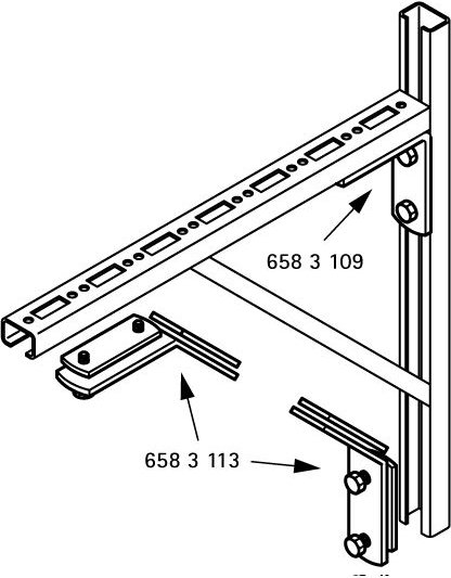 Winkel mit Verriegelungsplatten Walraven ez - Für in bis RapidRail® WM0-35 ez 135° Schiene - 6583113