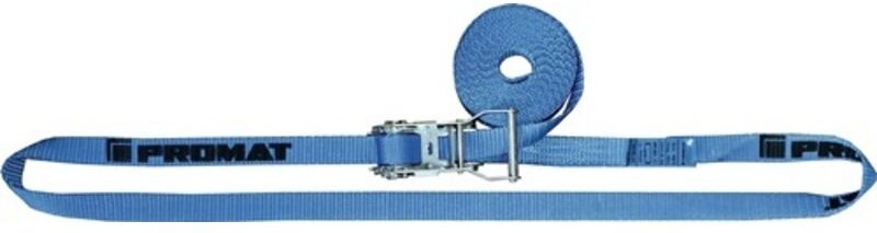 PROMAT Zurrgurt DIN EN 12195-2 Länge 4 m Breite 25 mm mit Ratsche LC U 1500 daN