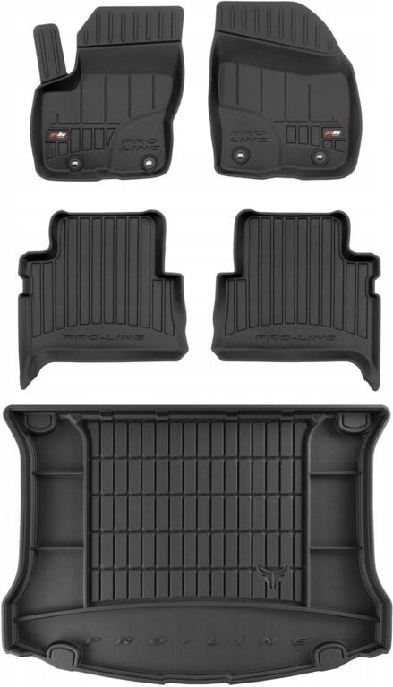 3D SET Fußmatten und Kofferraummatte Ford Kuga Mk1 2008-2012
