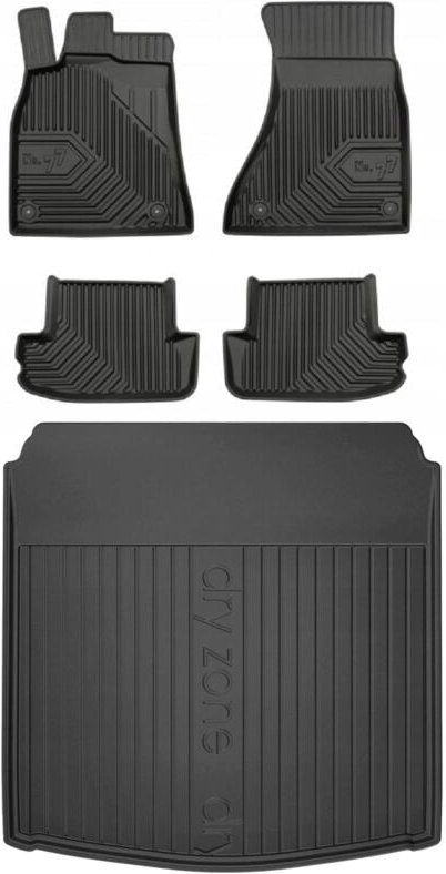 Thumbnail - SET 77 Gummimatten und Fußmatten AUDI A5 8T COUPE 2007-2016