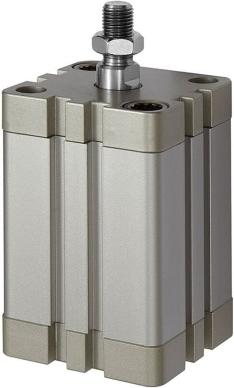 Riegler Kompaktzylinder, doppeltwirkend, AG, K-Ø32, Hub90, G1/8, ISO21287