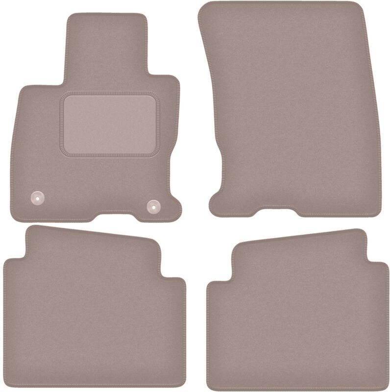 Beige Veloursmatten für: Ford Kuga MK3 SUV (2019-)