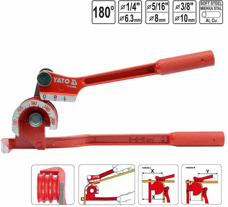 Yato - Rohrbieger 6-10mm YT-21840