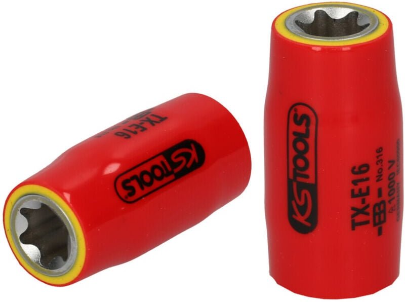 1/2' Torx-E-Stecknuss mit Schutzisolierung, E10