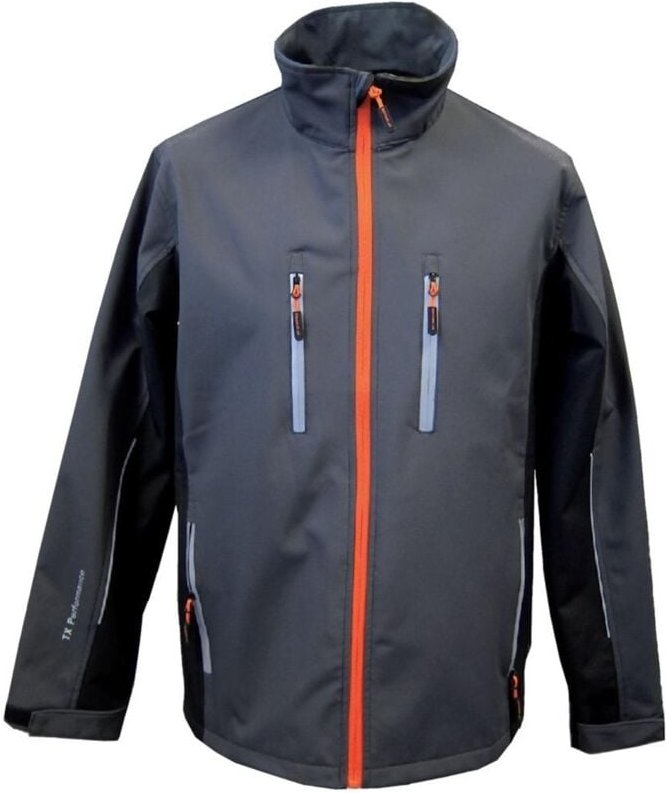 Thumbnail - Terratrend Softshelljacke 61270 Gr. s grau/schwarz