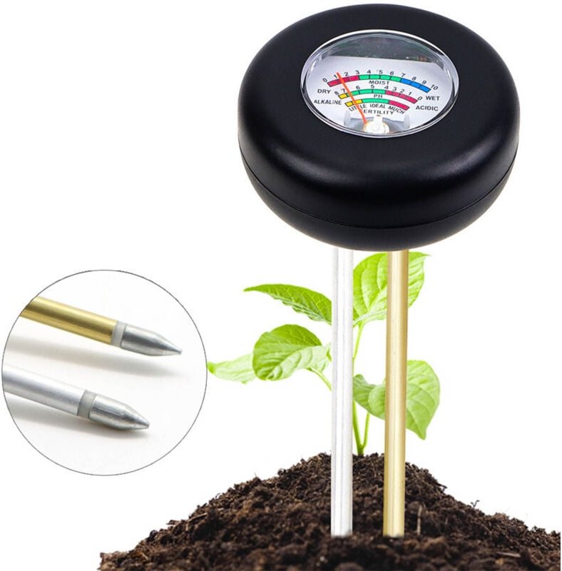 Pflanzenboden- und Wassertester, genaue und sofortige Testergebnisse, Feuchtigkeits-, pH- und Hygrometer, Fruchtbarkeits...