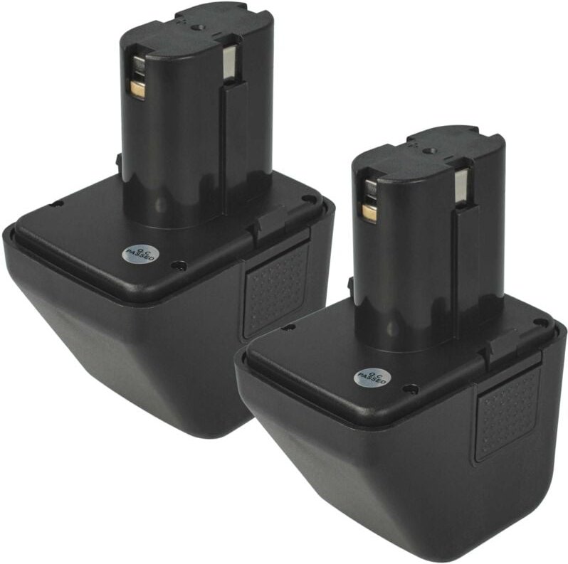 vhbw 2x Akku kompatibel mit Gesipa Punchbird Werkzeug, Blindniet-Setzgerät (3000 mAh, NiMH, 12 V)