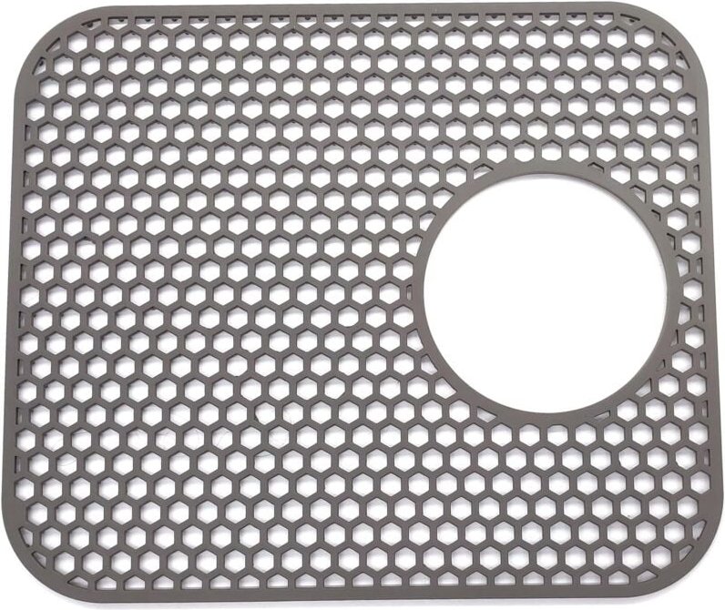 Silikon Spülbecken-Bodenmatte, Silikon Küchenspüle Schutzmatte Spülbeckenmatte zum Schutz, 34x29 cm, für Küchenboden Ede...