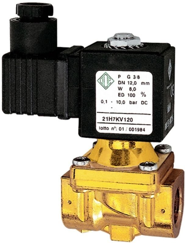 2/2-MV,MS,NC,vorge.,24V DC,8W,NBR,G3/8,PN0,1-10bar - Riegler