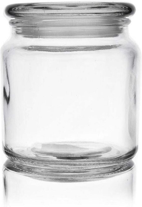 Northix - Glass container with tight fitting lid for safe storage