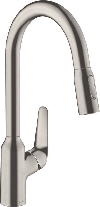 Focus M42 Einhebel-Küchenmischer 220, Ausziehbrause, - Hansgrohe
