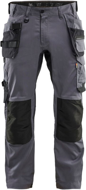 Dehnbarer Arbeitshose 2D 1750 – Mittelgrau XL – FR(48) – SE(C54) – Standards