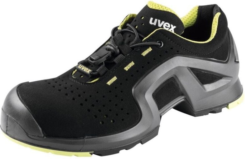 Thumbnail - Uvex - Halbschuh schwarz/gelb 1, S1P, EU-Schuhgröße: 42