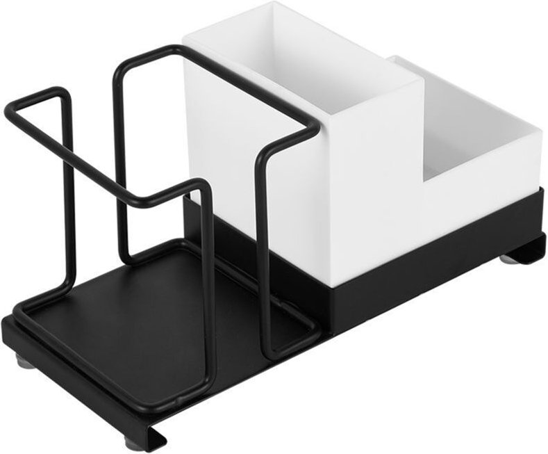 Metall-Organizer für Kaffee- und Teestationen, kleiner Büroraum, Einweg-Papierbecherhalter, Teebeutel, Pad-Organizer