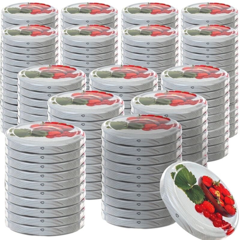 Deckel fi66 Muster O-04 Früchte (Erdbeeren, Kirschen - Kadax