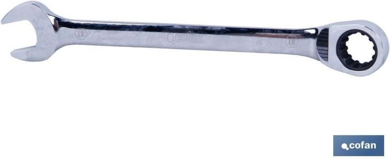 Umkehr-Ratschen-Maulschlüssel. 14mm