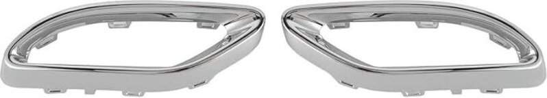 Auspuffrohrabdeckung hinten, glänzend verchromte Auspuffblenden, Ersatz für Mercedes-Benz A B C E GLC CLS-Klasse W177 W2...