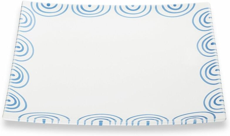 Thumbnail - Gmundner Keramik - Blaugeflammt, Platzteller Trend (31x31cm)