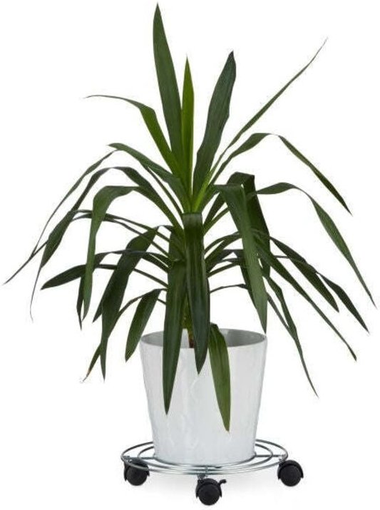 Plant roller with brake