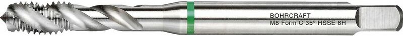 Bohrcraft - Maschinengewindebohrer 40º rsp DIN371 M5 verstärkter Schaft Grünring